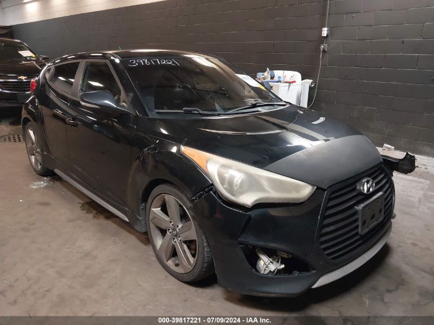 2015 Hyundai Veloster Turbo VIN: KMHTC6AE9FU239061 Lot: 39817221