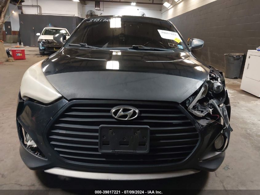2015 Hyundai Veloster Turbo VIN: KMHTC6AE9FU239061 Lot: 39817221