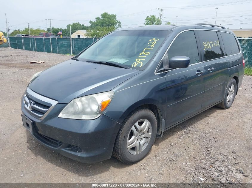 2006 Honda Odyssey Ex-L VIN: 5FNRL38786B431620 Lot: 39817228