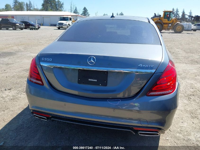 2017 Mercedes-Benz S 550 4Matic VIN: WDDUG8FB3HA311163 Lot: 39817240