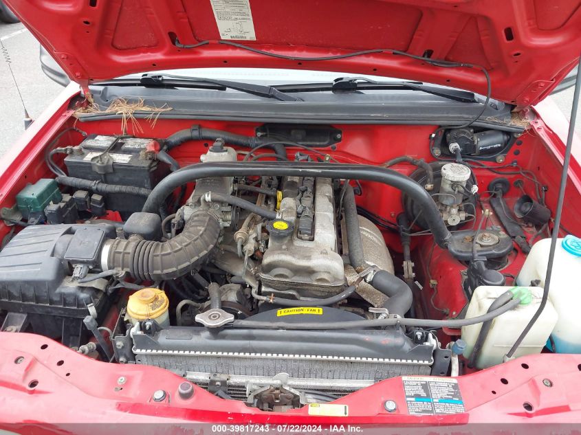 2002 Chevrolet Tracker Hard Top Base VIN: 2CNBJ13C326916064 Lot: 39817243