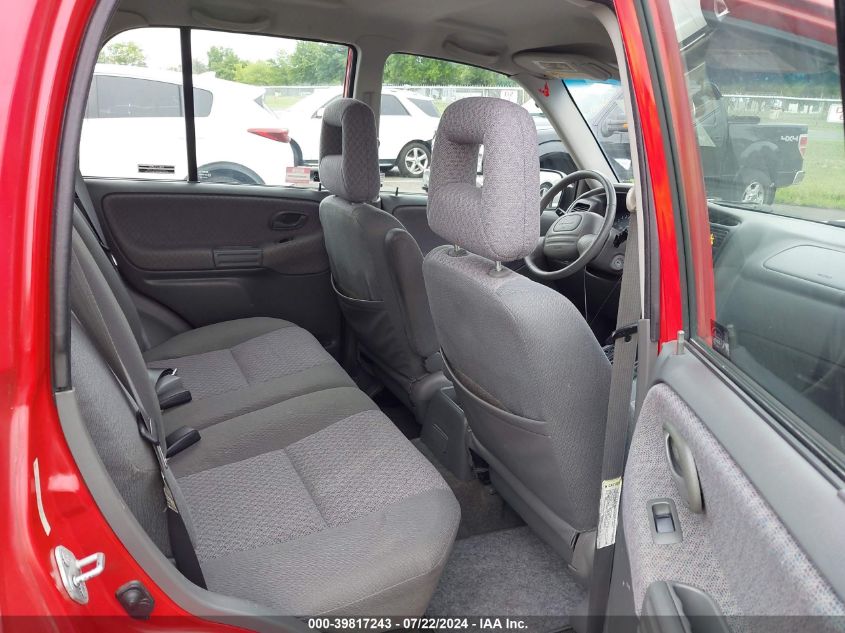 2002 Chevrolet Tracker Hard Top Base VIN: 2CNBJ13C326916064 Lot: 39817243