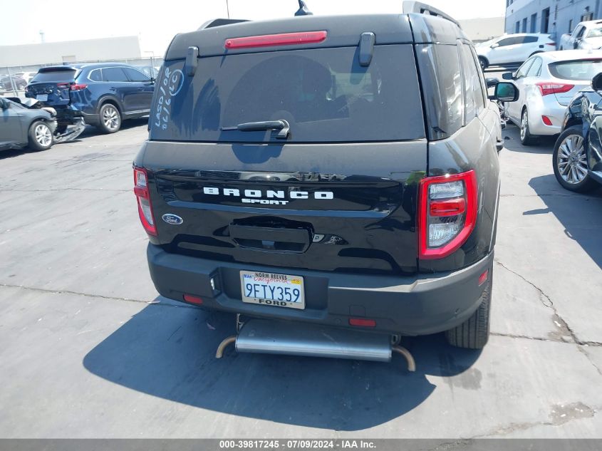 2023 Ford Bronco Sport Outer Banks VIN: 3FMCR9C61PRD13085 Lot: 39817245