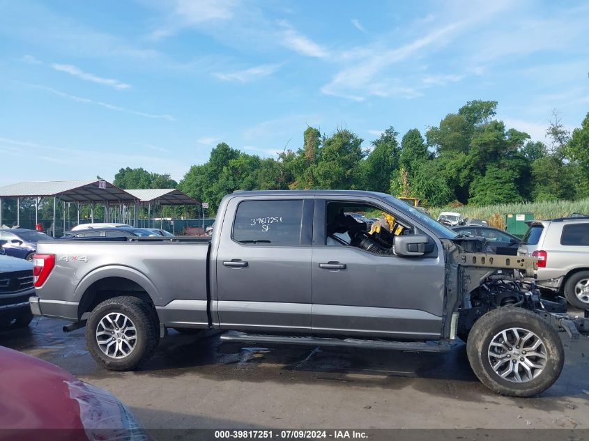 2022 FORD F-150 LARIAT - 1FTFW1E87NFB63097