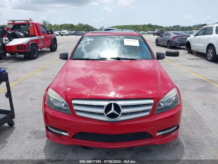 2011 Mercedes-Benz C 300 Luxury/Sport VIN: WDDGF5EB9BR179275 Lot: 39817255