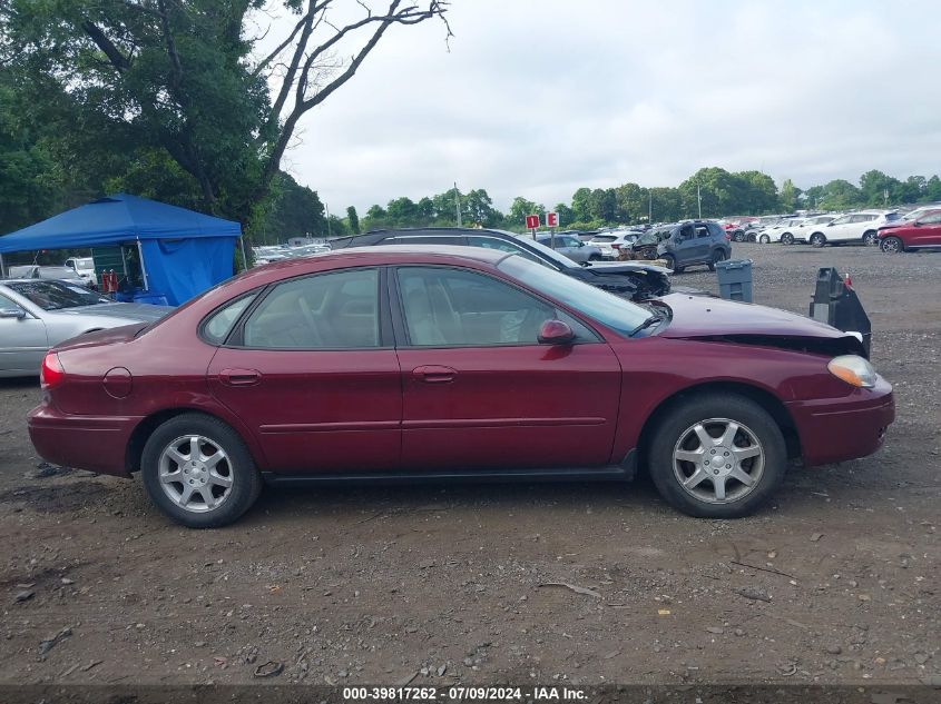 2007 Ford Taurus Sel VIN: 1FAFP56U37A135237 Lot: 39817262