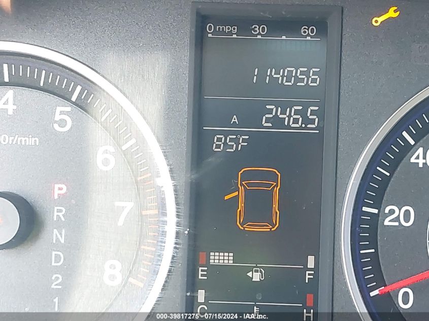 2008 Honda Cr-V Ex-L VIN: JHLRE48778C028912 Lot: 39817275