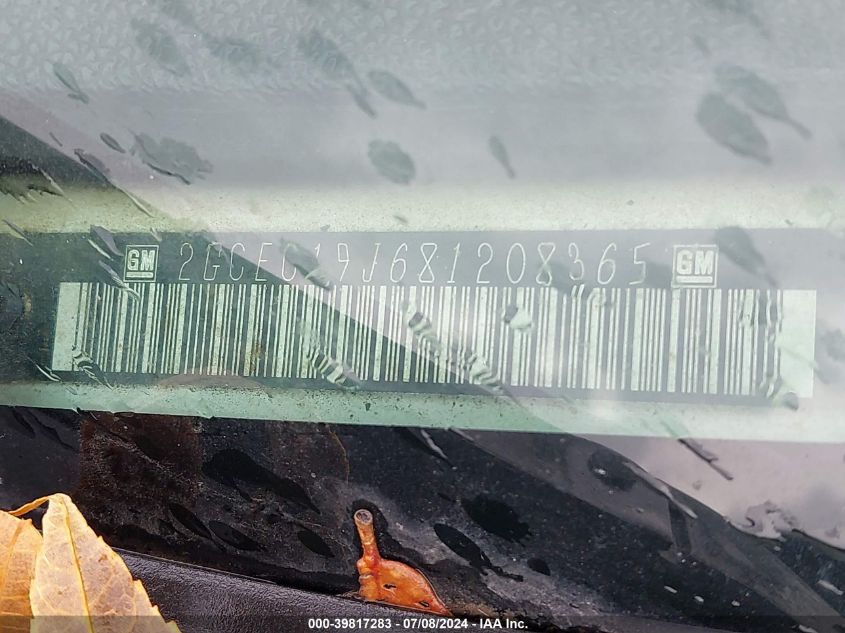 2008 Chevrolet Silverado 1500 Lt2 VIN: 2GCEC19J681208365 Lot: 39817283
