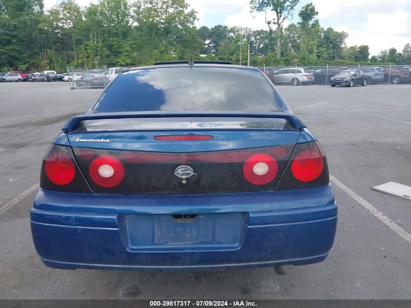 2005 Chevrolet Impala VIN: 2G1WF52E759385531 Lot: 39817317