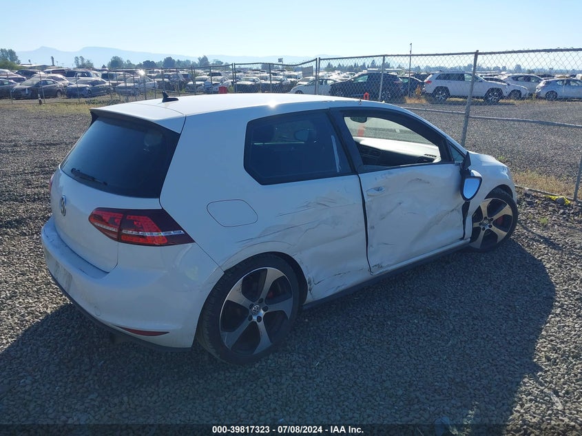 2016 VOLKSWAGEN GOLF GTI S/SE - 3VWYT7AU4GM024973