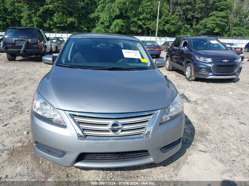 2014 Nissan Sentra S VIN: 3N1AB7AP2EY249077 Lot: 39817324