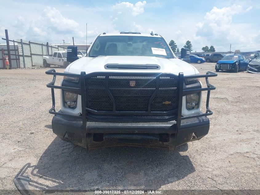 2021 Chevrolet Silverado 2500Hd 4Wd Double Cab Long Bed Wt VIN: 1GB2YLE74MF272647 Lot: 39817325