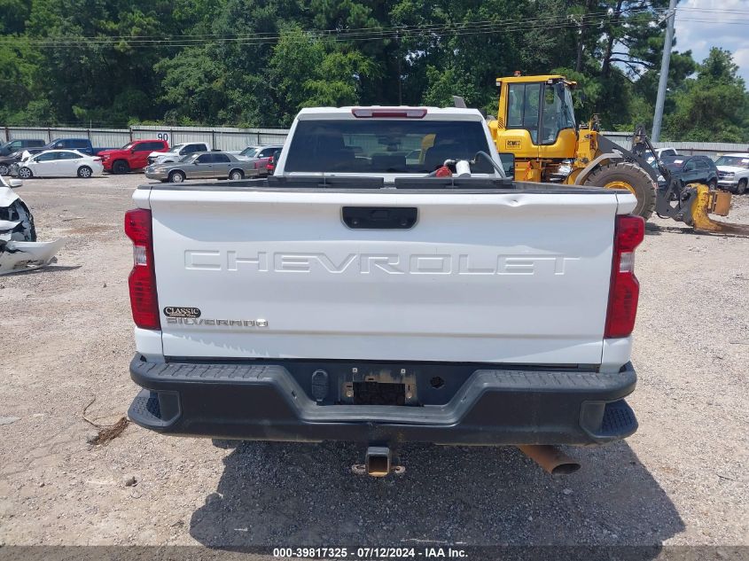 2021 Chevrolet Silverado 2500Hd 4Wd Double Cab Long Bed Wt VIN: 1GB2YLE74MF272647 Lot: 39817325