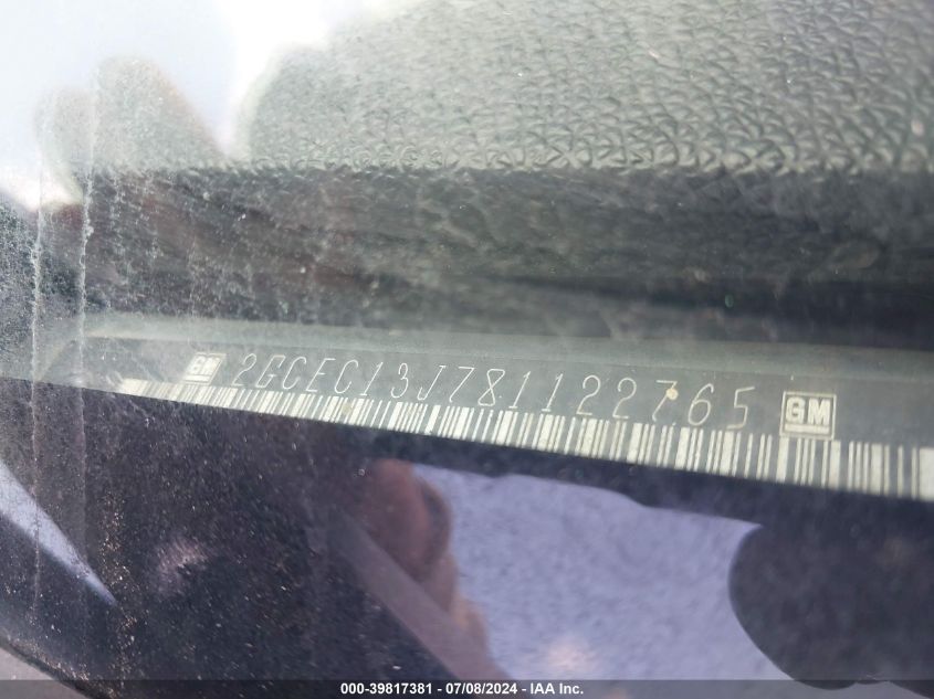 2008 Chevrolet Silverado 1500 Lt1 VIN: 2GCEC13J781122765 Lot: 39817381