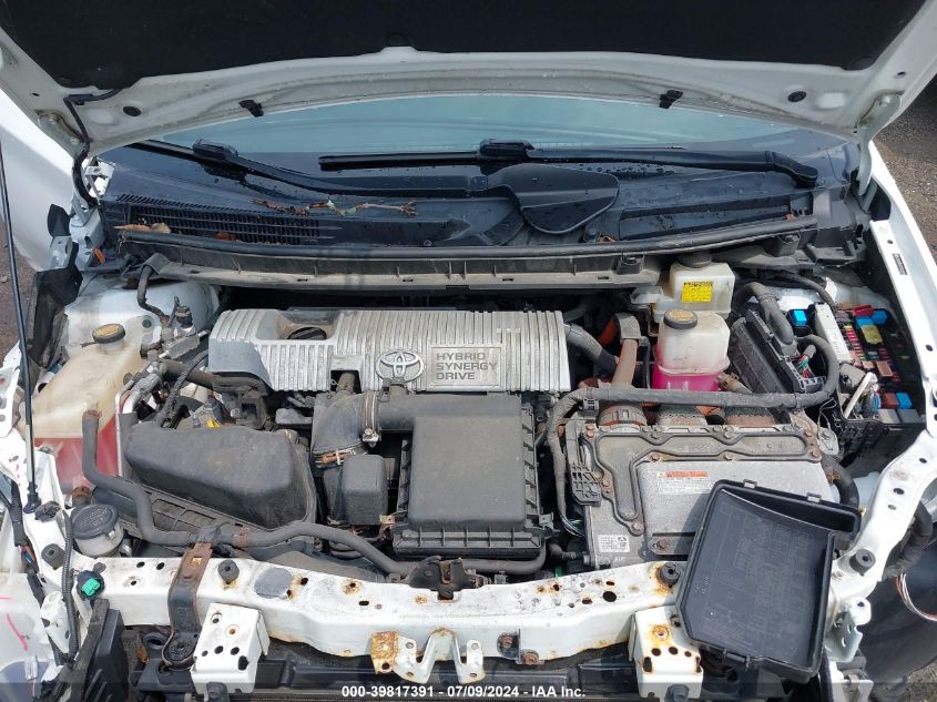 2012 Toyota Prius Two VIN: JTDKN3DU3C5425955 Lot: 39817391