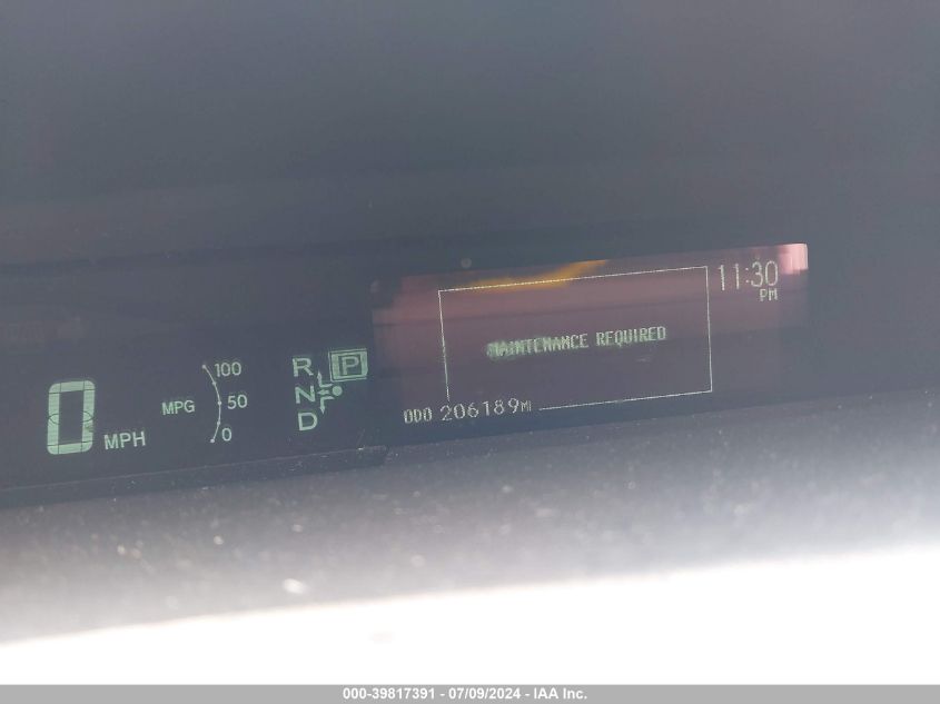 2012 Toyota Prius Two VIN: JTDKN3DU3C5425955 Lot: 39817391