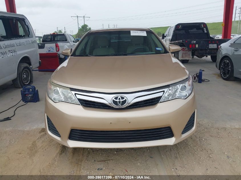 2012 Toyota Camry Le VIN: 4T1BF1FK9CU088285 Lot: 39817399