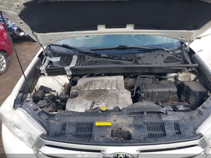 2011 Toyota Highlander Limited V6 VIN: 5TDDK3EH4BS082648 Lot: 39817417