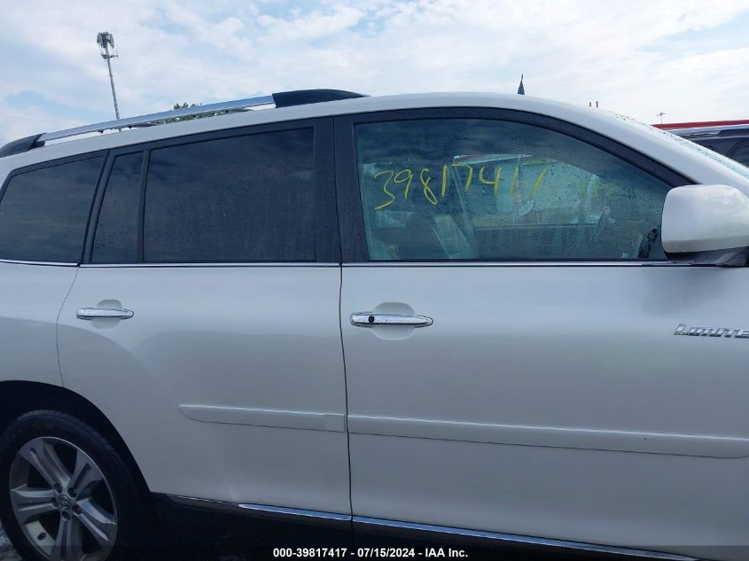 2011 Toyota Highlander Limited V6 VIN: 5TDDK3EH4BS082648 Lot: 39817417