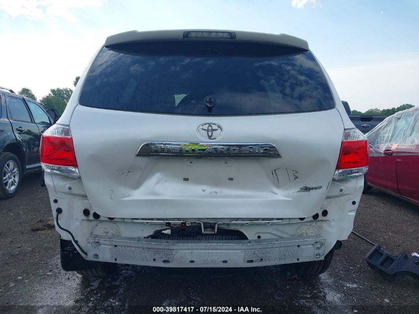 2011 Toyota Highlander Limited V6 VIN: 5TDDK3EH4BS082648 Lot: 39817417