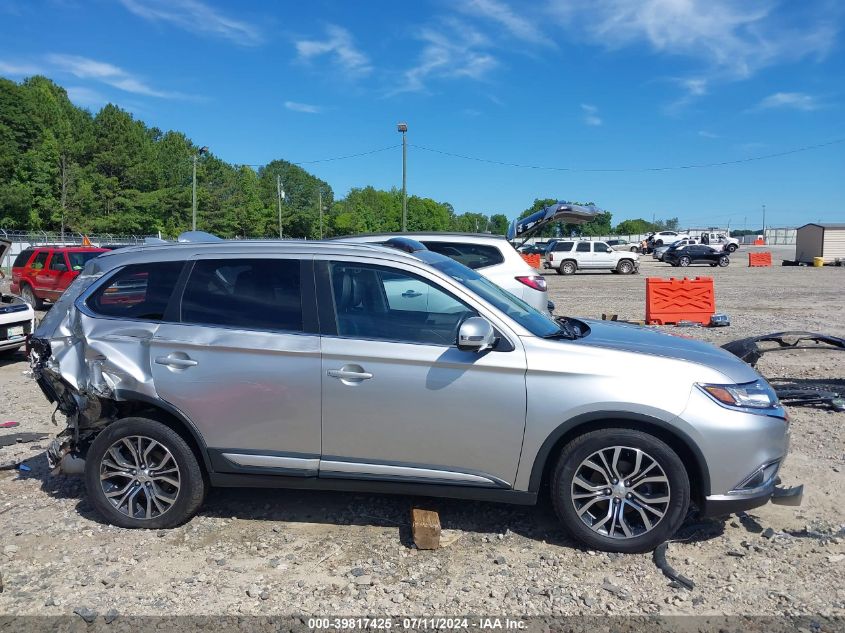 2018 Mitsubishi Outlander Sel VIN: JA4AD3A31JJ001411 Lot: 39817425