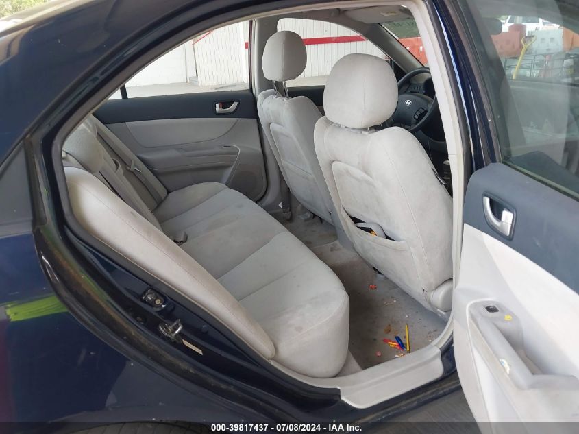 2008 Hyundai Sonata Gls VIN: 5NPET46C58H340233 Lot: 39817437