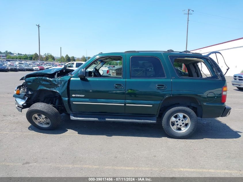 2003 Chevrolet Tahoe Lt VIN: 1GNEK13Z53J233569 Lot: 39817456