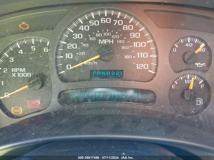 2003 Chevrolet Tahoe Lt VIN: 1GNEK13Z53J233569 Lot: 39817456