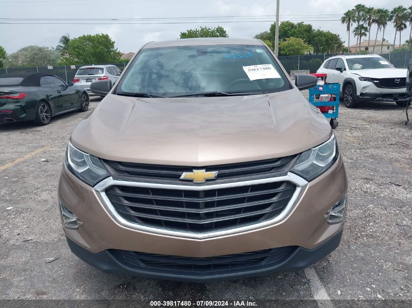 2018 Chevrolet Equinox Ls VIN: 2GNAXHEV9J6181053 Lot: 39817480