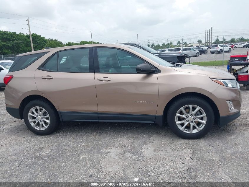 2018 Chevrolet Equinox Ls VIN: 2GNAXHEV9J6181053 Lot: 39817480