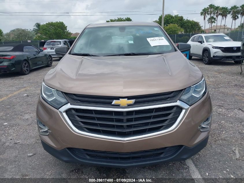 2018 Chevrolet Equinox Ls VIN: 2GNAXHEV9J6181053 Lot: 39817480