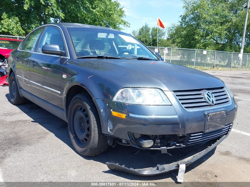 2002 Volkswagen Passat Gls VIN: WVWPD63B82P119931 Lot: 39817501