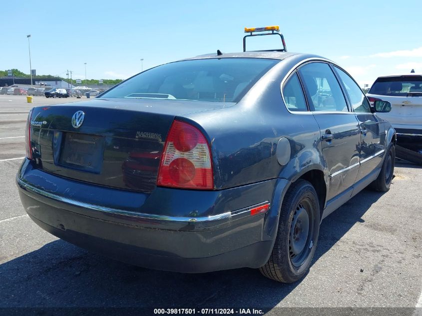 2002 Volkswagen Passat Gls VIN: WVWPD63B82P119931 Lot: 39817501