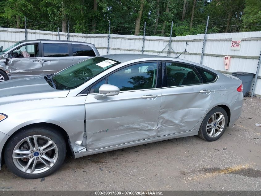 2015 Ford Fusion Hybrid Se VIN: 3FA6P0LU1FR296844 Lot: 39817508