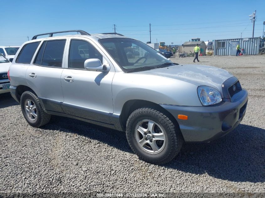 2002 Hyundai Santa Fe Gls/Lx VIN: KM8SC73D02U139933 Lot: 39817546