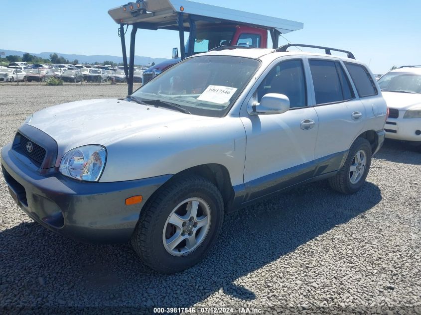 2002 Hyundai Santa Fe Gls/Lx VIN: KM8SC73D02U139933 Lot: 39817546