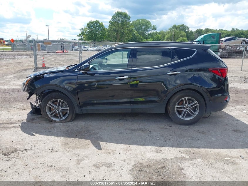 2017 Hyundai Santa Fe Sport 2.4L VIN: 5NMZUDLB7HH038854 Lot: 39817561