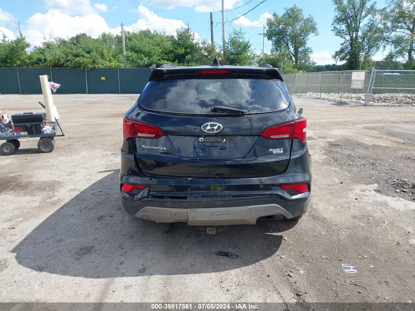 2017 Hyundai Santa Fe Sport 2.4L VIN: 5NMZUDLB7HH038854 Lot: 39817561