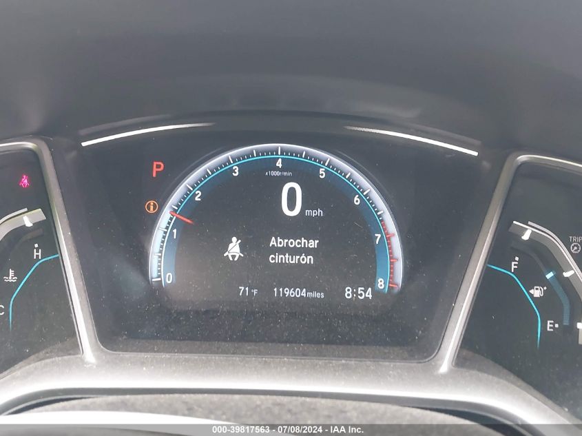 2018 Honda Civic Ex VIN: 2HGFC2F78JH600426 Lot: 39817563