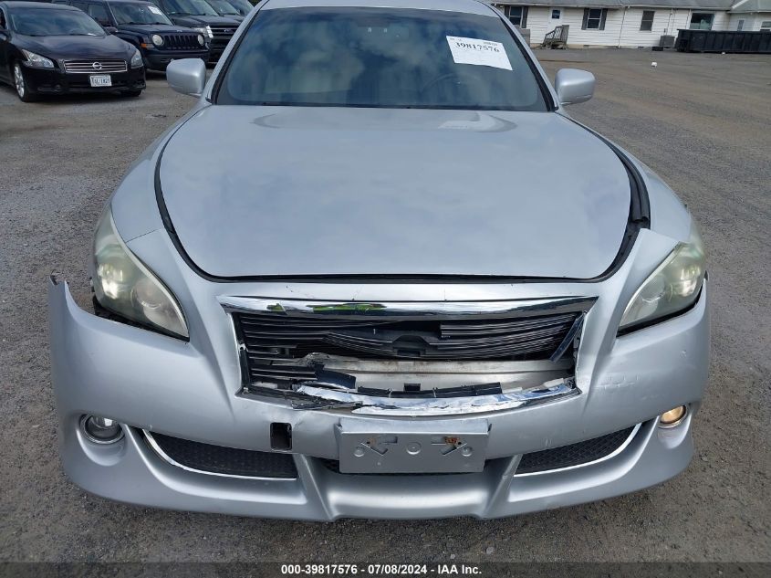 2013 Infiniti M37 VIN: JN1BY1AP7DM513539 Lot: 39817576