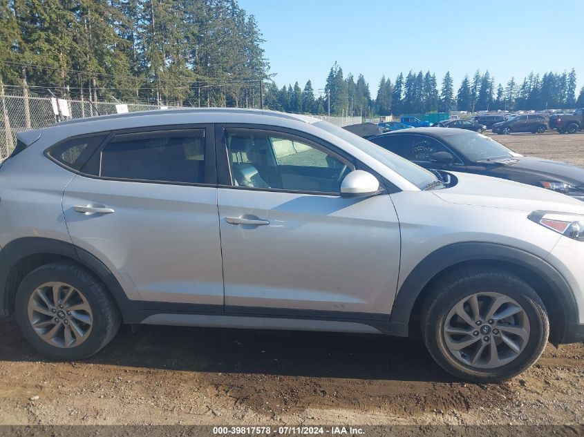 2017 Hyundai Tucson Se VIN: KM8J3CA40HU413714 Lot: 39817578