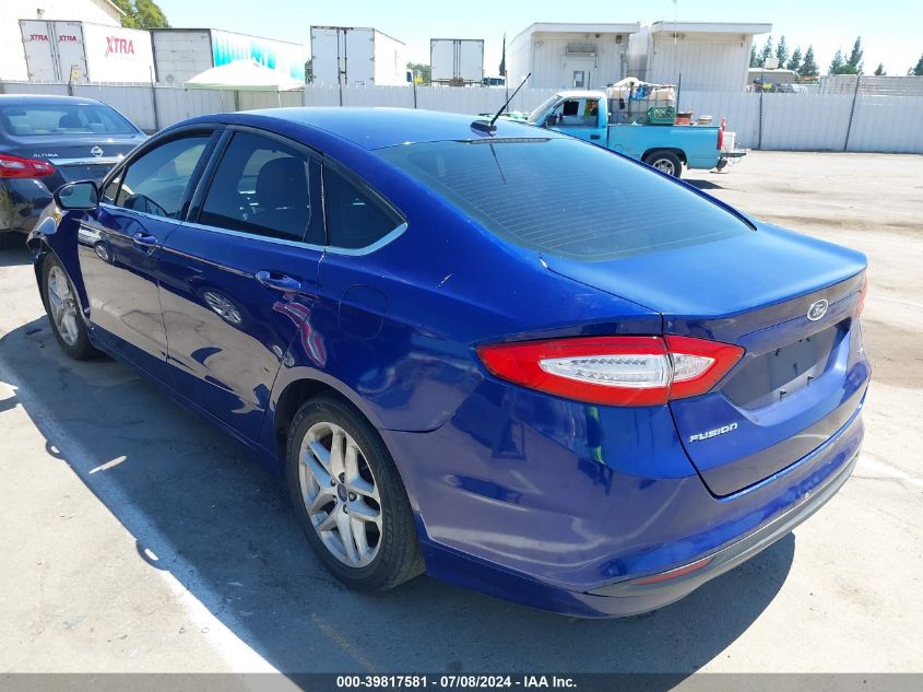 2016 Ford Fusion Se VIN: 3FA6P0H71GR330267 Lot: 39817581