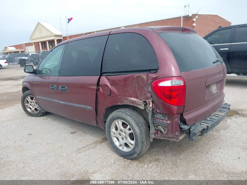 2003 Dodge Caravan Se VIN: 1D4GP25313B194770 Lot: 39817596