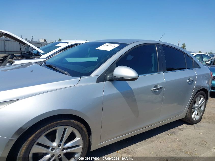 2013 Chevrolet Cruze Ltz VIN: 1G1PG5SB7D7104271 Lot: 39817603