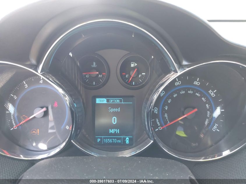 2013 Chevrolet Cruze Ltz VIN: 1G1PG5SB7D7104271 Lot: 39817603