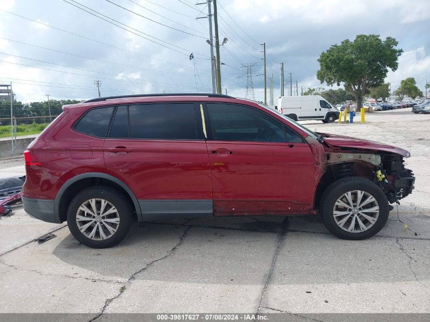 2018 Volkswagen Tiguan 2.0T S VIN: 3VV1B7AX8JM043309 Lot: 39817627