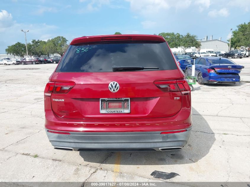 2018 Volkswagen Tiguan 2.0T S VIN: 3VV1B7AX8JM043309 Lot: 39817627