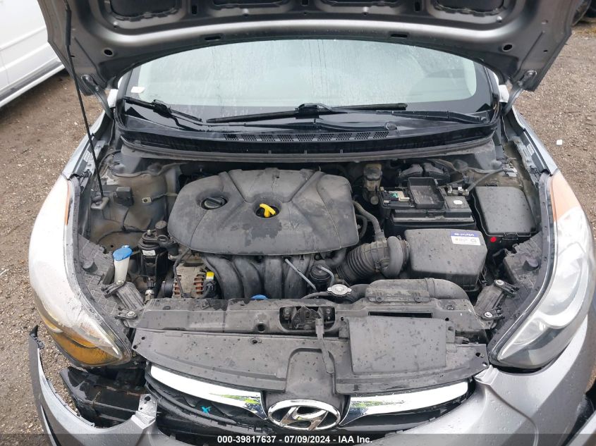 2013 Hyundai Elantra Gls (Ulsan Plant) VIN: KMHDH4AEXDU932597 Lot: 39817637