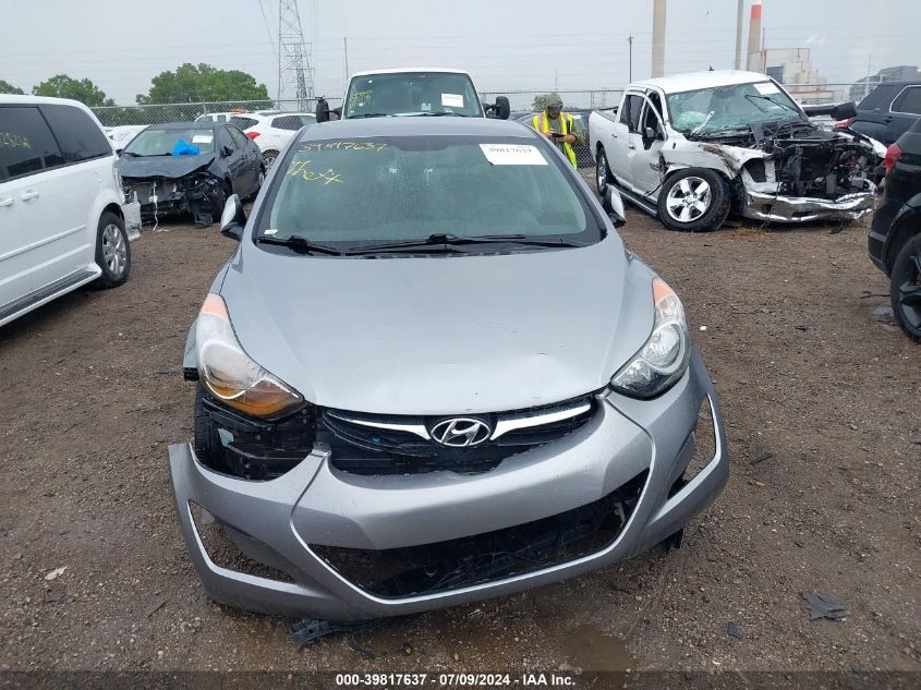 2013 Hyundai Elantra Gls (Ulsan Plant) VIN: KMHDH4AEXDU932597 Lot: 39817637