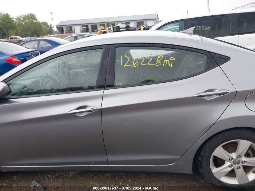 2013 Hyundai Elantra Gls (Ulsan Plant) VIN: KMHDH4AEXDU932597 Lot: 39817637